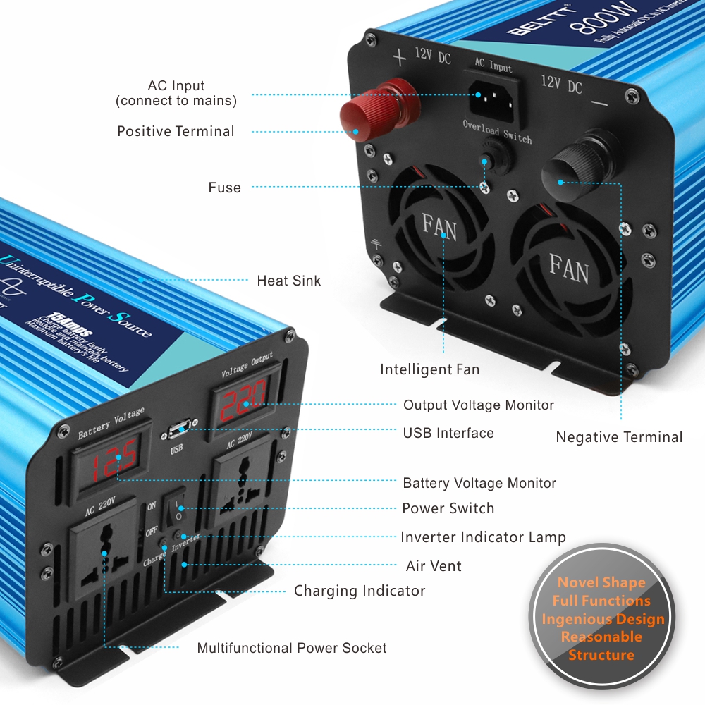 BELTTT 800W ups inverter
