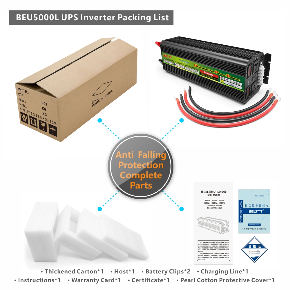 BELTTT 5000W ups inverter